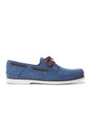 Tommy Hilfiger Mens Blue Core Suede Boat Shoe