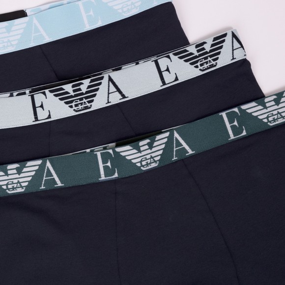 Emporio Armani Mens Blue 3 Pack Stretch Boxer #3