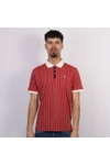 Fila Mens Red BB1 Striped Polo Shirt