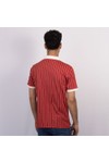 Fila Mens Red BB1 Striped Polo Shirt