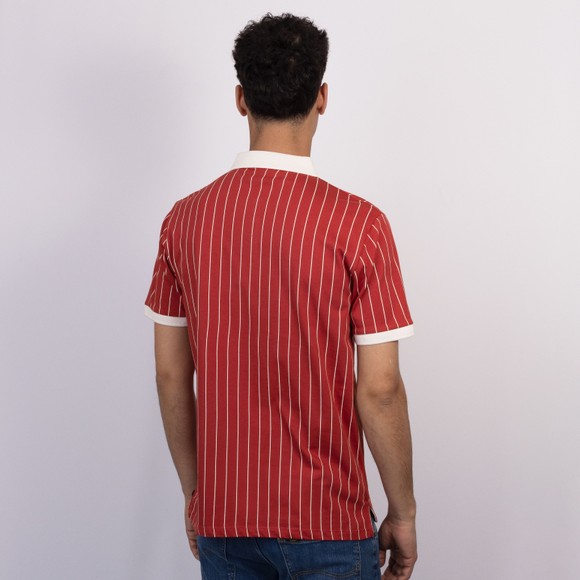 Fila Mens Red BB1 Striped Polo Shirt main image
