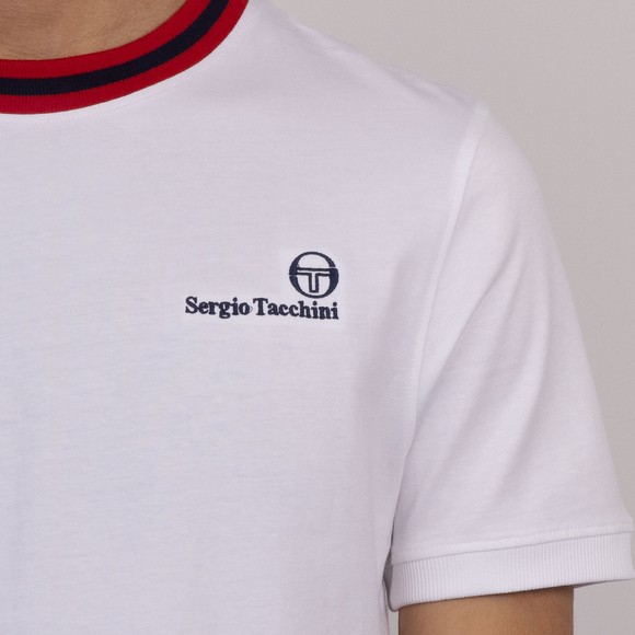 Sergio Tacchini Mens White Rainer FC T-Shirt main image
