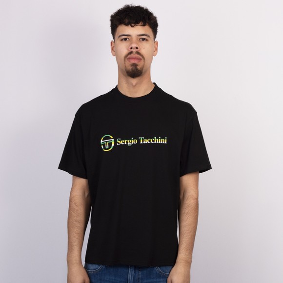 Sergio Tacchini Mens Black Voletta T-Shirt #2