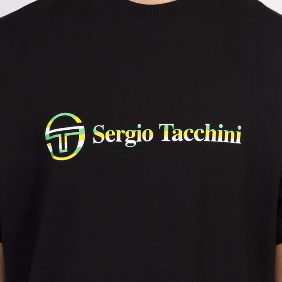 Sergio Tacchini Mens Black Voletta T-Shirt #3