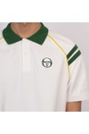 Sergio Tacchini Mens White New Cortona Polo Shirt