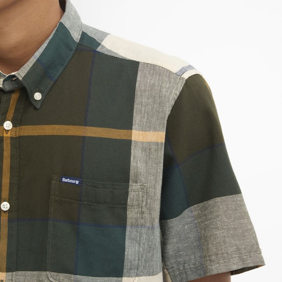 Barbour Lifestyle Mens Green S/S Douglas Shirt #3
