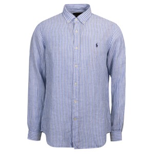 Custom Fit Button Down Linen Shirt