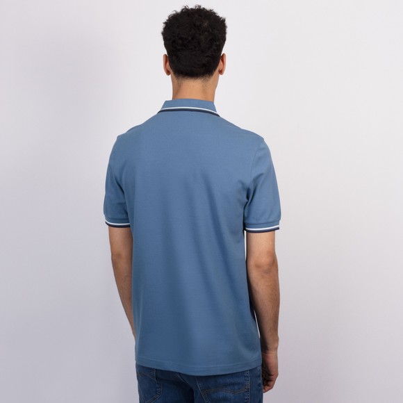 Fred Perry Mens Blue Twin Tipped Polo Shirt #4