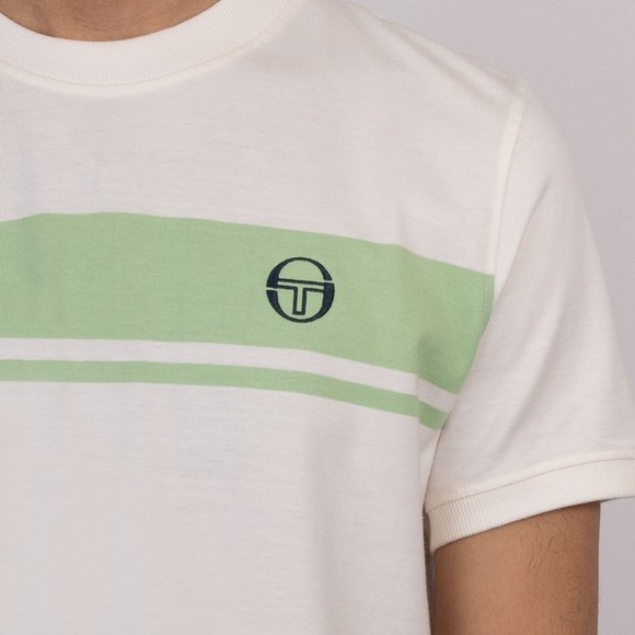 Sergio Tacchini Mens White Master T-Shirt #3