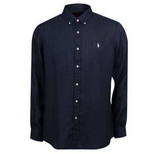 Custom Fit Button Down Linen Shirt