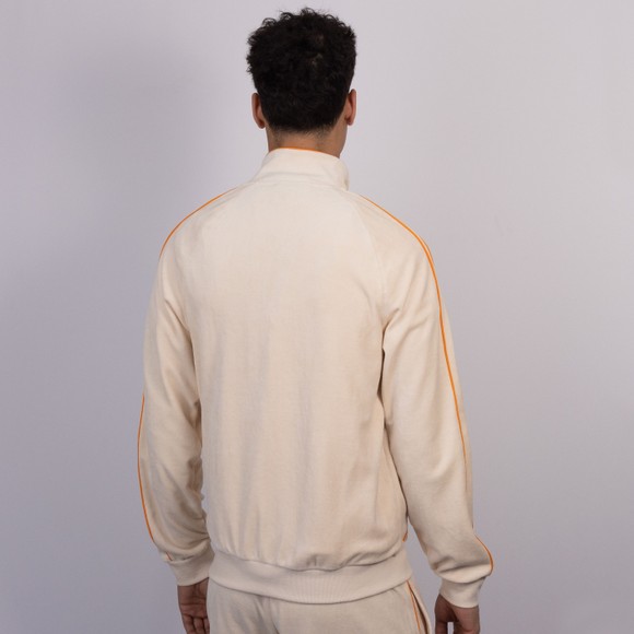 Sergio Tacchini Mens Beige Tasso Velour Track Top main image