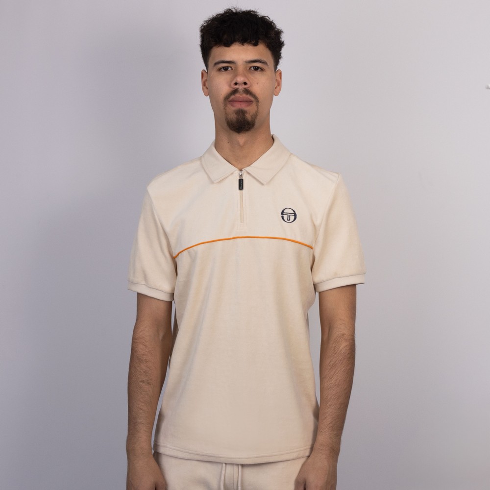 Sergio Tacchini Cardona Velour Zip Polo Shirt | Masdings