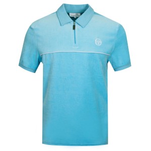 Cardona Velour Zip Polo Shirt
