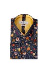 Claudio Lugli Mens Yellow Floral Shirt