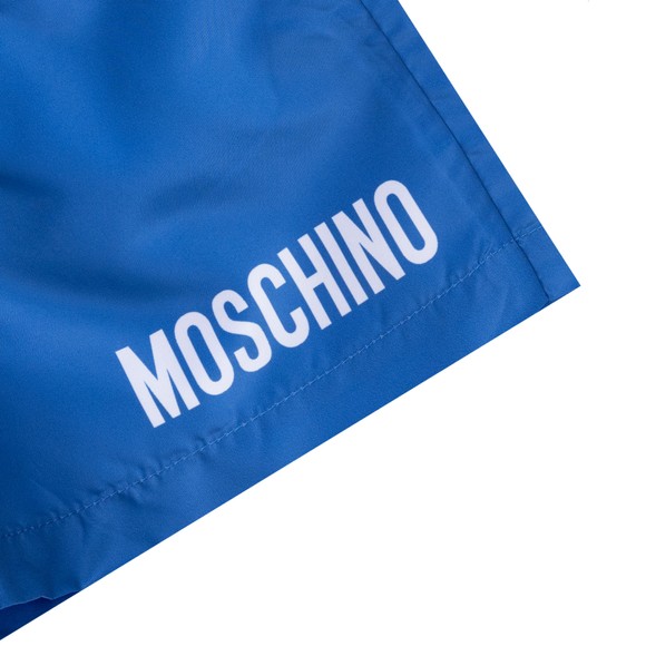 Moschino Boys Blue Logo Swim Shorts #3