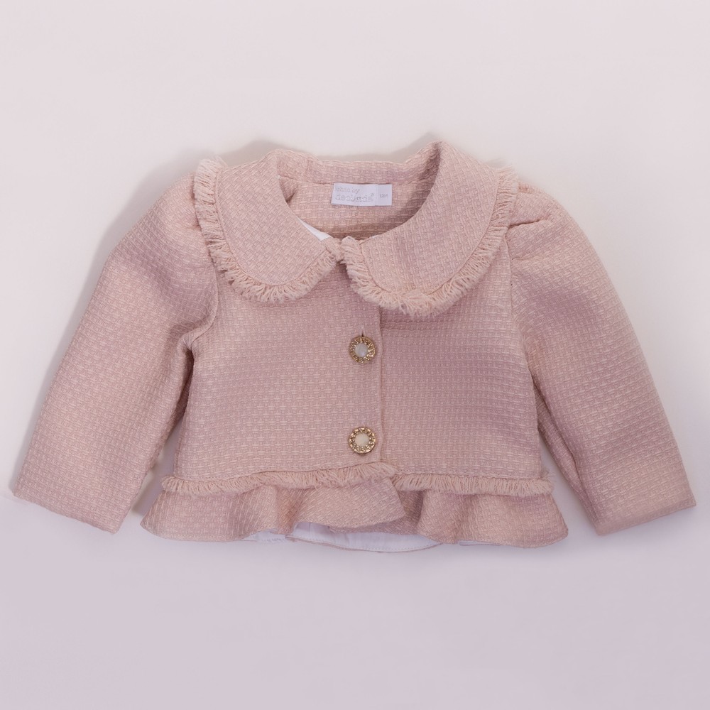 Gold Button Detail Twill jacket
