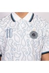 Pretty Green Mens White Outro Football Top Polo Shirt