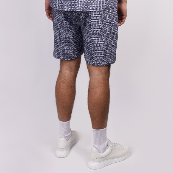 Portuguese Flannel Mens Blue Abstract Tile Shorts #4