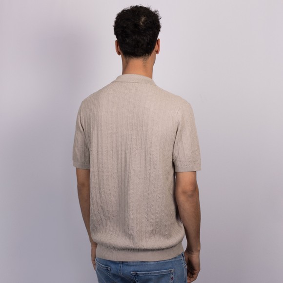 Pittari Mens Beige Otto Textured SS Shirt main image