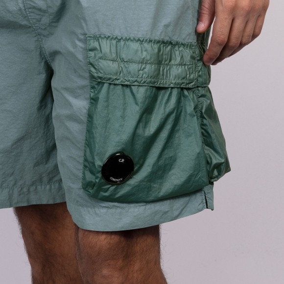 C.P. Company Mens Blue Viewfinder Cargo Swim Short #3