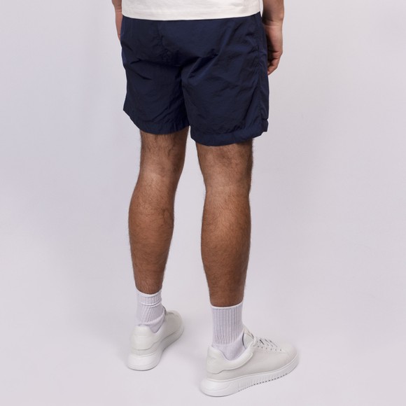 C.P. Company Mens Blue Square Patch Logo Swim Shorts  #4