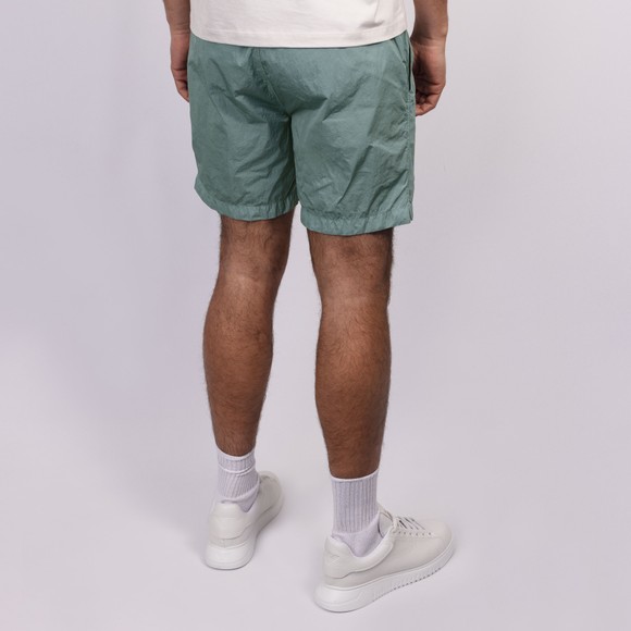 C.P. Company Mens Blue Square Patch Logo Swim Shorts  #4