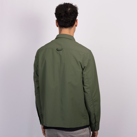 Fred Perry Mens Green Ripstop Pocket Overshirt #4