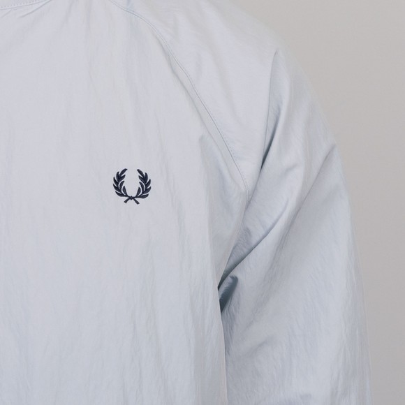 Fred Perry Mens Blue Crinkle Harrington Jacket #3