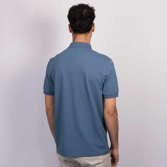 Fred Perry Mens Blue Plain Polo Shirt #4