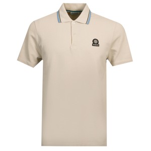 Stripe Tape Placket Polo Shirt