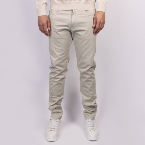 Paul & Shark Mens Off-White Woven 5 Pocket Chino Trouser  #2