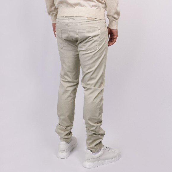 Paul & Shark Mens Off-White Woven 5 Pocket Chino Trouser  #3