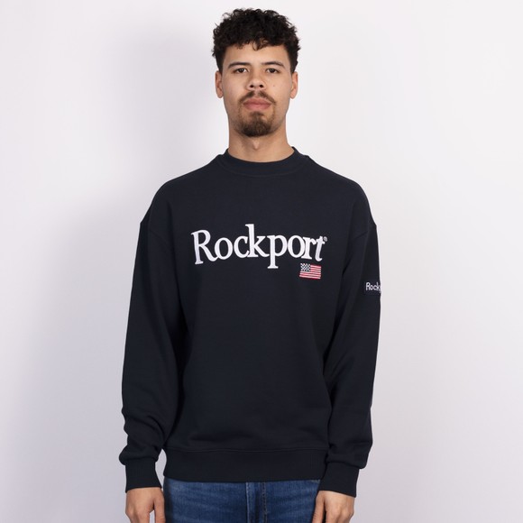 Rockport Mens Blue New England Front Logo Sweatshirt main image