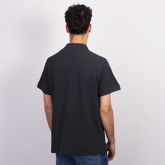 Rockport Mens Blue Cobb Insert Logo Panel Polo Shirt main image