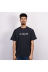 Rockport Mens Blue Highland Front Logo Washed Crew Neck T Shirt