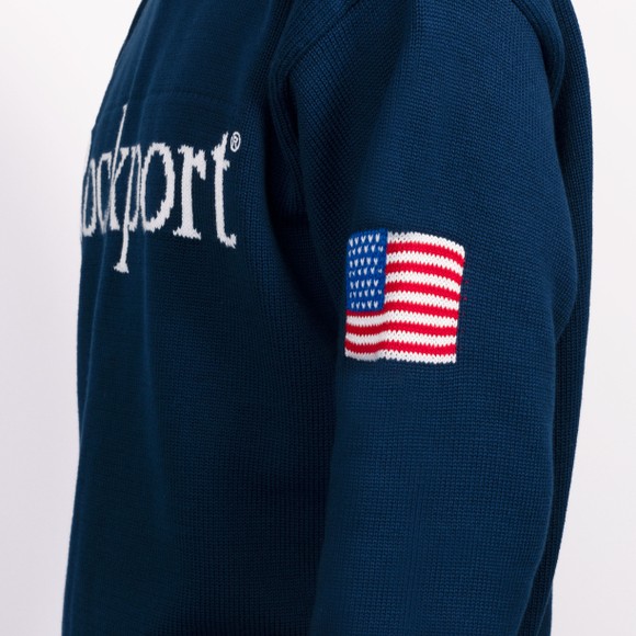 Rockport Mens Blue  Front Logo Knit main image