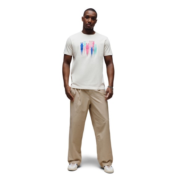 Psycho Bunny Mens Off-White Cosmo Graphic T-Shirt #3