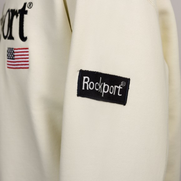 Rockport Mens Beige New England Front Logo Sweatshirt main image