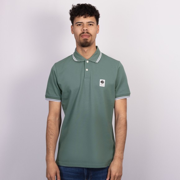Pretty Green Mens Green Rayner Polo