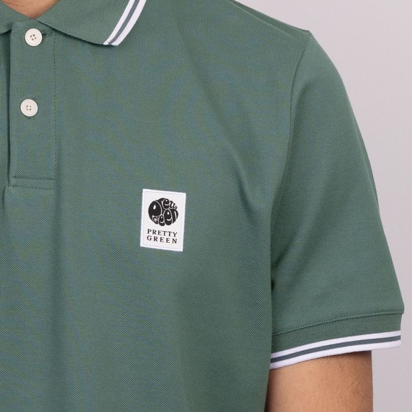 Pretty Green Mens Green Rayner Polo main image