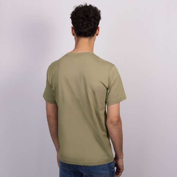 Belstaff Mens Green Patch Logo T Shirt #4