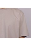 Unfeigned Mens Beige Basic T-Shirt