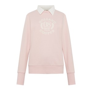 Mock Collar Crew Neck Sweat