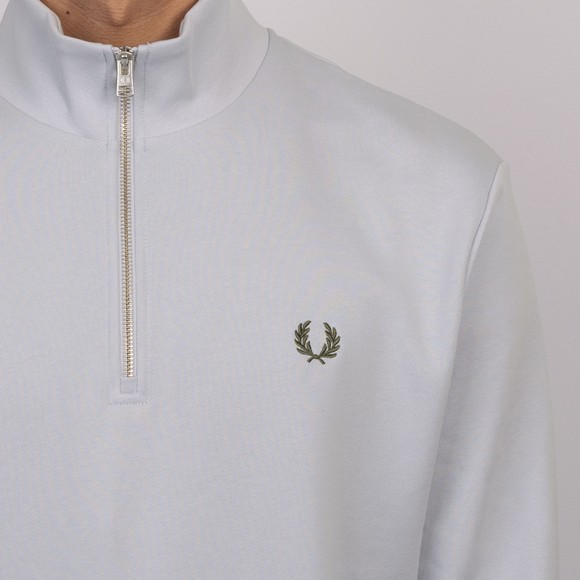 Fred Perry Mens Blue 1/2 Zip Sweatshirt #3