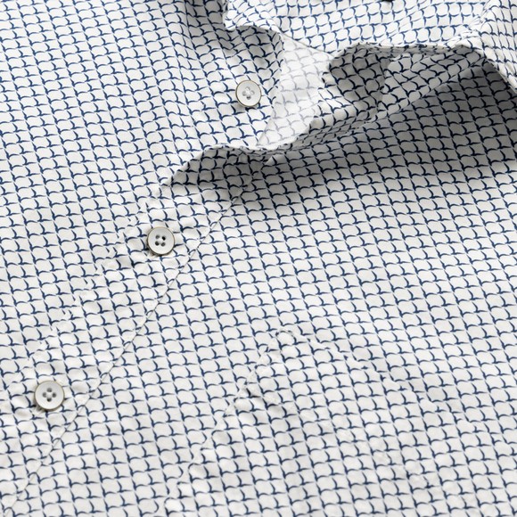 Rodd & Gunn Mens Off-White Fourviews Short Sleeve Shirt