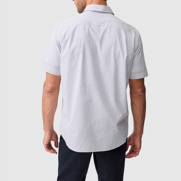 Rodd & Gunn Mens Off-White Fourviews Short Sleeve Shirt main image