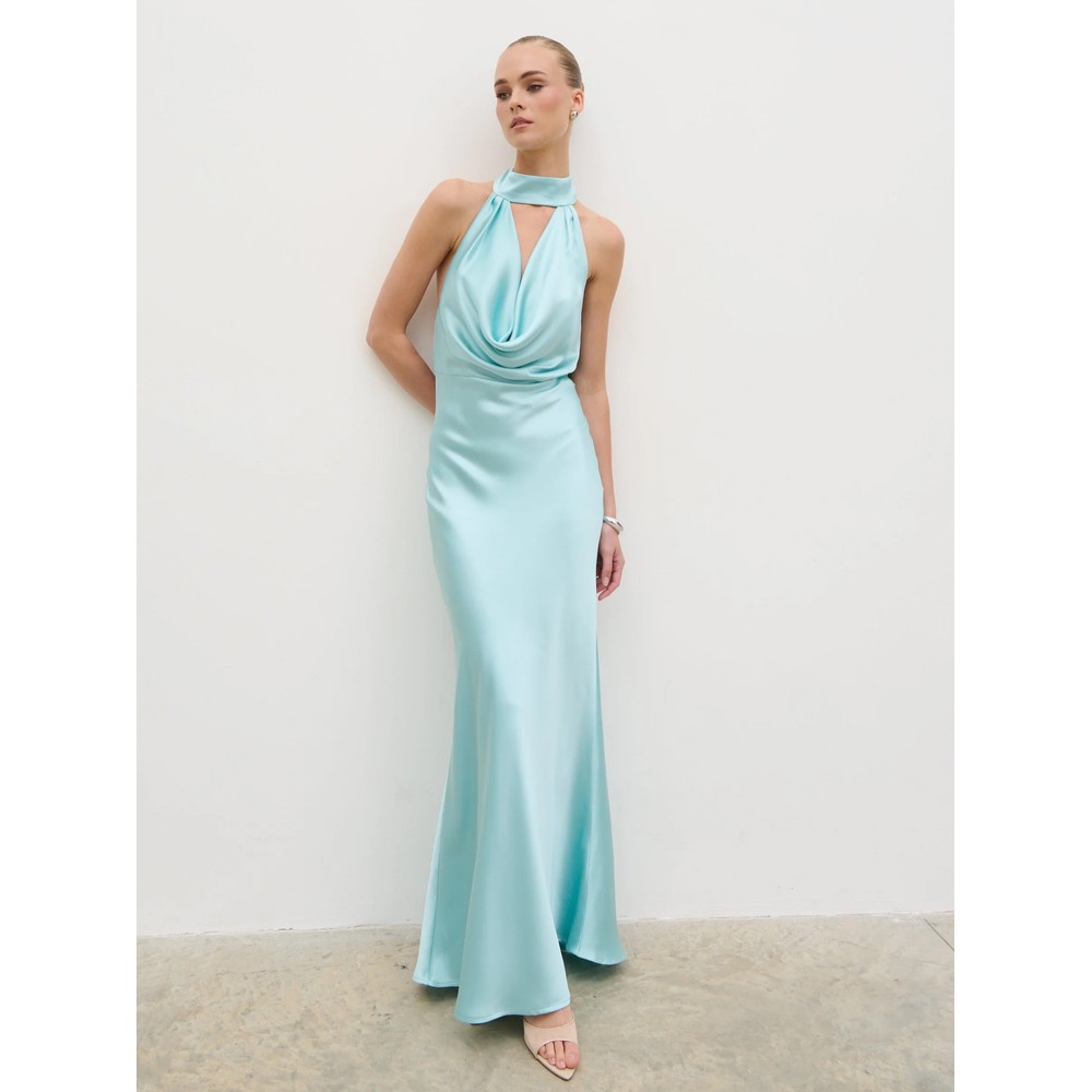 Solene Cowl Neck Maxi Dress
