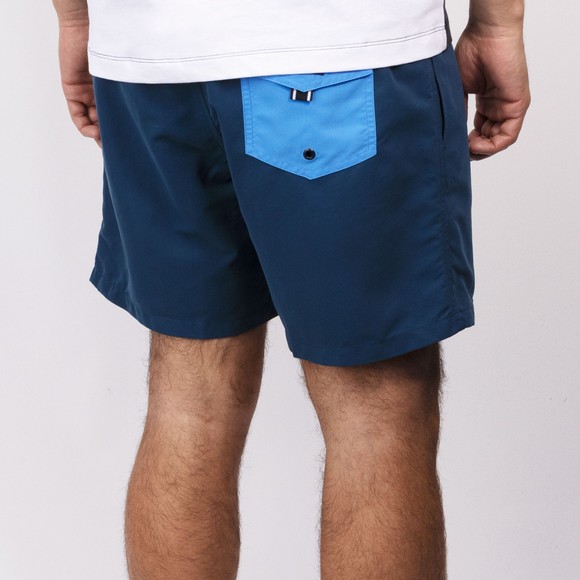 Hackett Mens Blue Heritage Number Swim Shorts main image