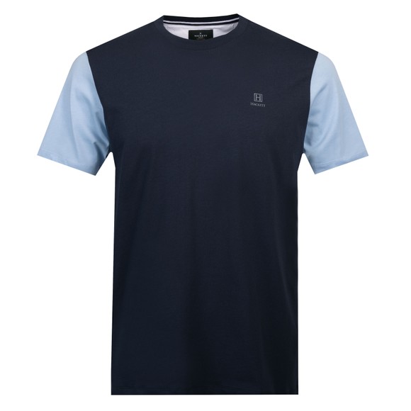 Hackett Mens Blue Heritage H Multi T Shirt