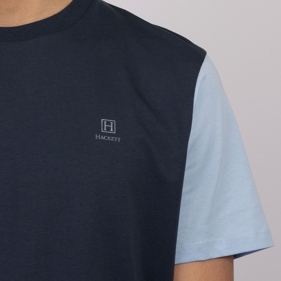 Hackett Mens Blue Heritage H Multi T Shirt main image